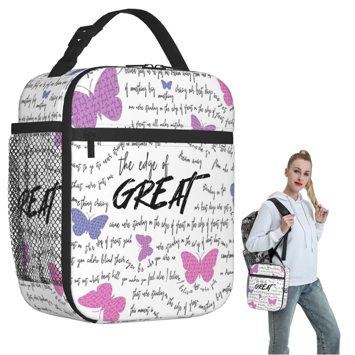 

Edge Of Great Julie And The Phantoms Insulated Lunch Bag for Women Children Portable Food Boxes Thermal Lunch Box Tote