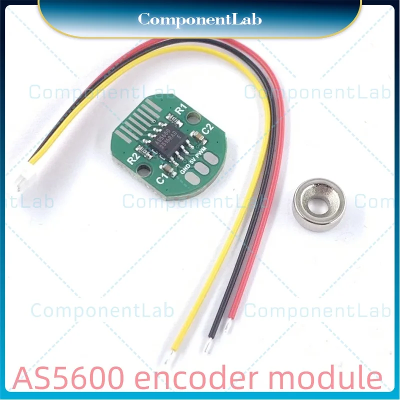 2-8Pcs AS5600 encoder features a high-precision 12-bit PWM i2c interface and is suitable for brushless pan-tilt motors
