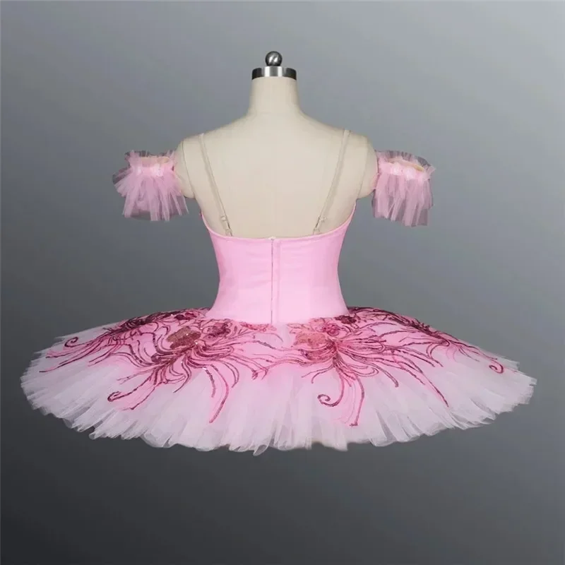 New Ballet Competiton Tutu Skirt Royal Blue Bird Grad Professional Women Pink Classical Pancake Tutu Purple Costume Dress