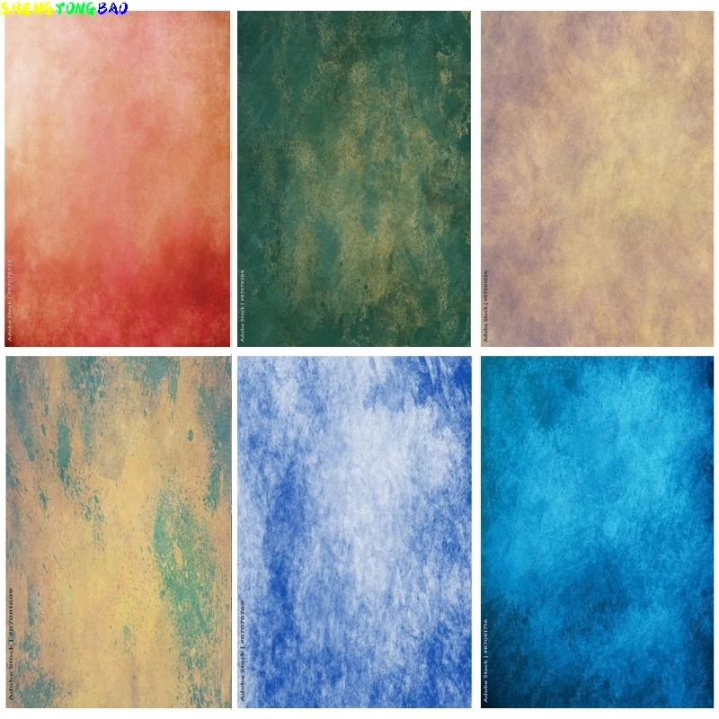 Vintage Hand Painted Gradient Texture Photography Backdrops Studio Props Portrait Photo Backgrounds  MMKL-03