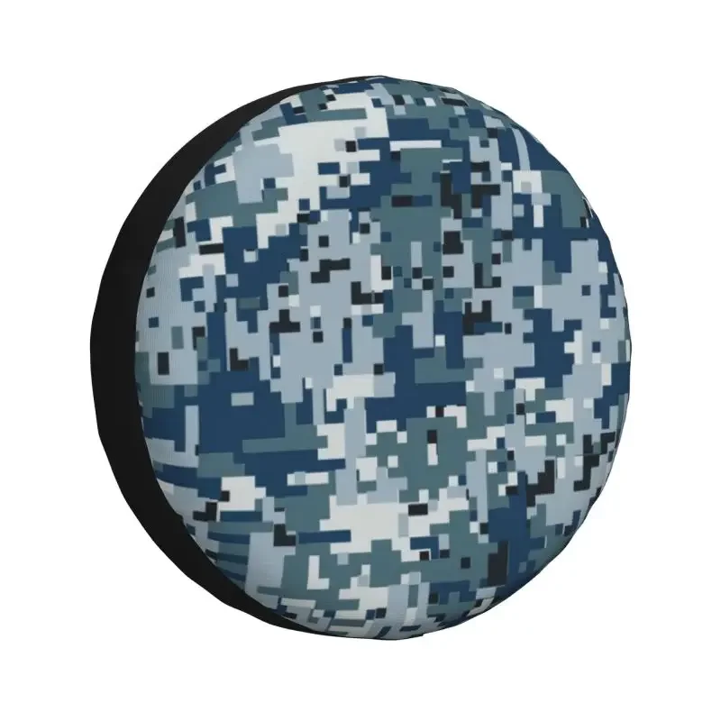 Navy Marine Camo Spare Wheel Tire Cover for Grand Cherokee War Army Military Camouflage Jeep RV SUV 4WD 4x4 Vehicle Accessories