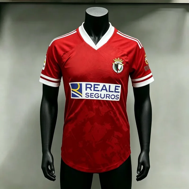Camiseta de Fútbol Burgos 21-22, Diseño España, Conjunto Familiar a Juego para Padres e Hijos, Secado Rápido, Transpirable, para Entrenamiento de Adultos y Niños