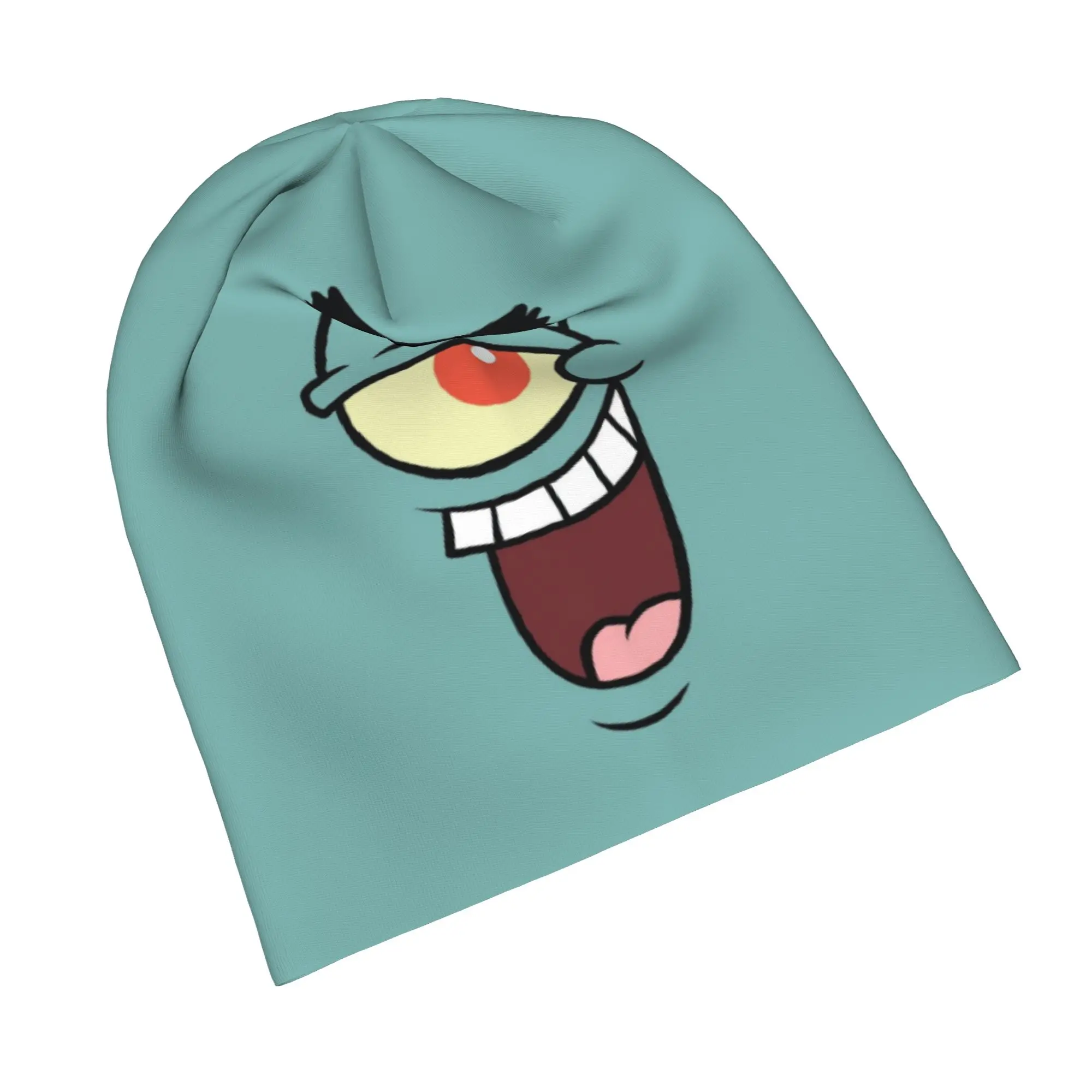Spongebobed Cap  Goth Adult Street Skullies Beanies Hats Spring Warm Multifunction Bonnet Knitted Hat