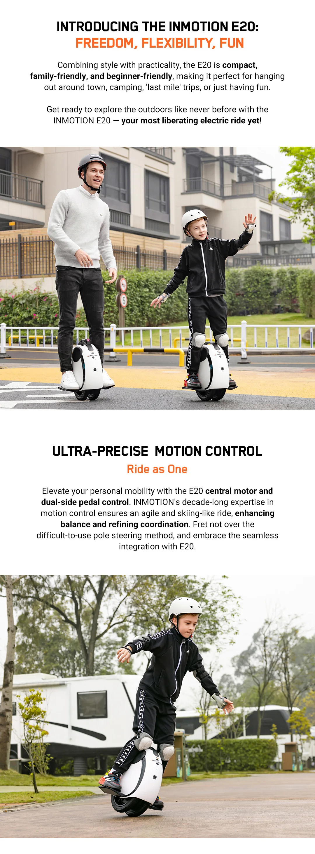 Neuestes Modell INMOTION E20 selbstbalancierendes Fahrzeug 54,6V 900W, Höchstgeschwindigkeit 20 km/h, Gewicht 13,5 kg, Inmotion E20 EUC, verfügbar in EU-Lagern. – Detail 12