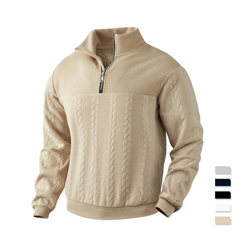 

Повседневная вязаная толстовка с капюшоном на молнии в стиле ретро, осень-зима, длинный свитшот све, удобная свободная посадка Spor Sle