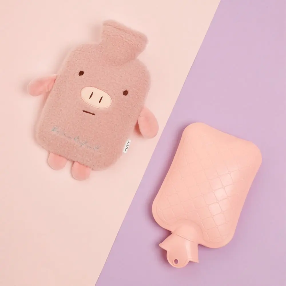 

Cartoon Cute Cartoon Warm Water Bag Removable Anti-scalding Hot Water Bottles Bear Keep Warm Longer Hand Warmers Gifts