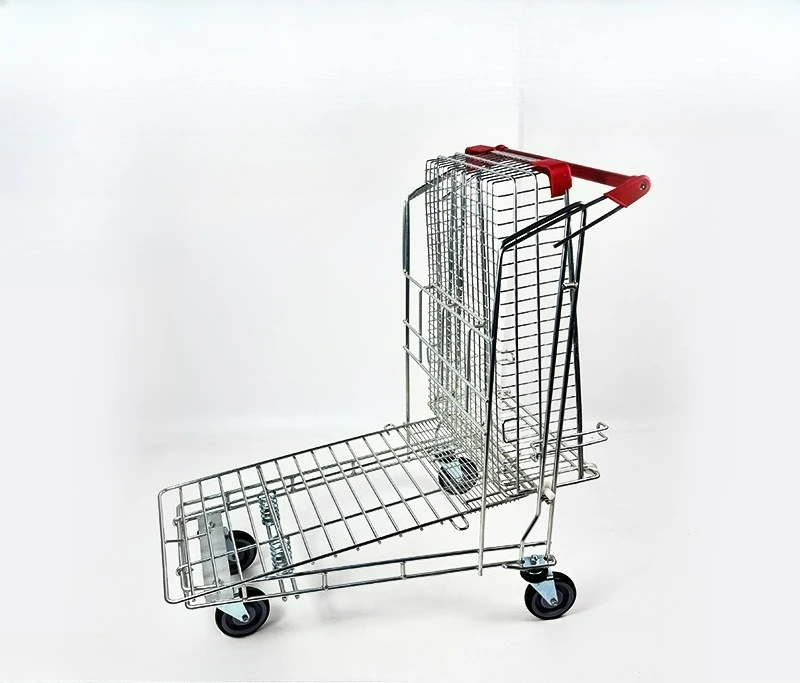 CX small tally truck with strong bearing capacity, supermarket replenishment trolley, warehouse folding small tally truck