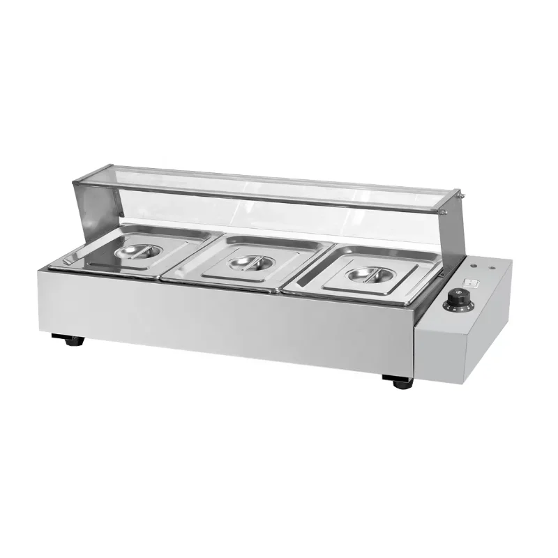 Commercial Hotel Equipment Stainless Steel Electric bain marie Buffet Hot Soup Food Warmer Bain Marie