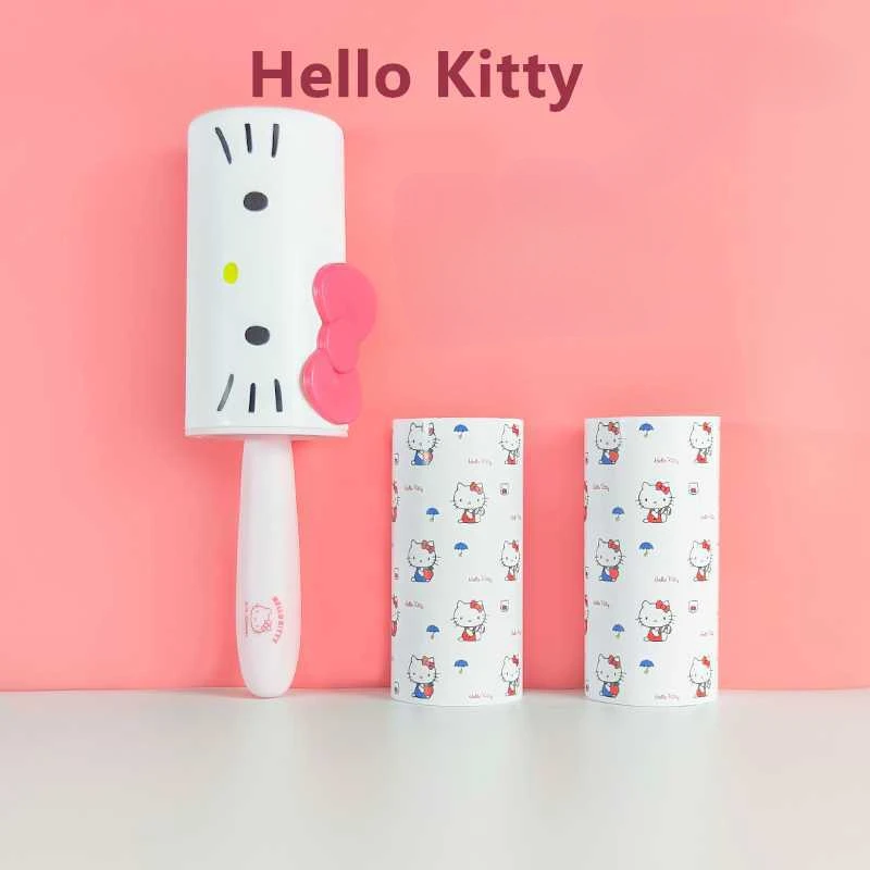 

Hello Kitty Tearable Type The Color of The Handle Is Random Roller Brush Household Practical Replace Dusty Paper Lint Roller