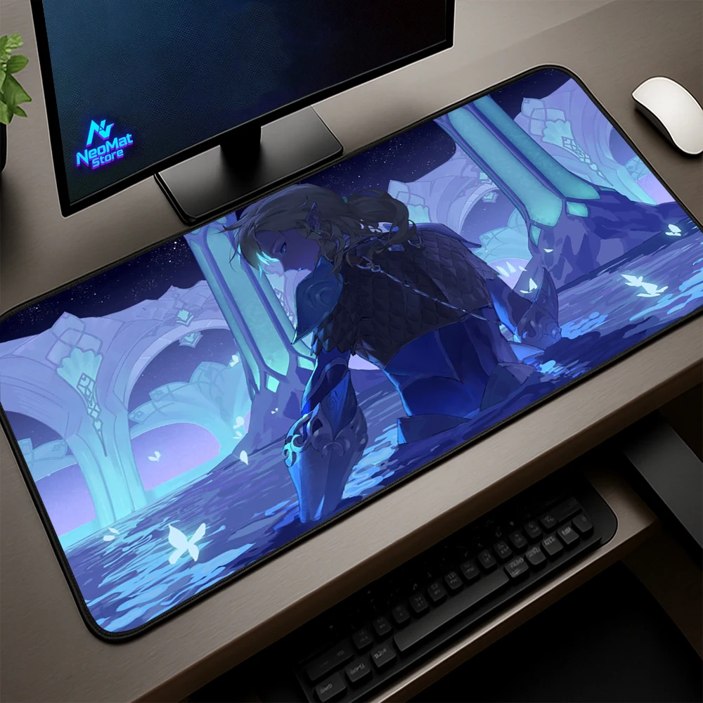 Starry Fantasy Mouse Pad Gaming Pc Gamer Large Desk Mat 900x400mm Nonslip Accessories Mousepad Mousepads