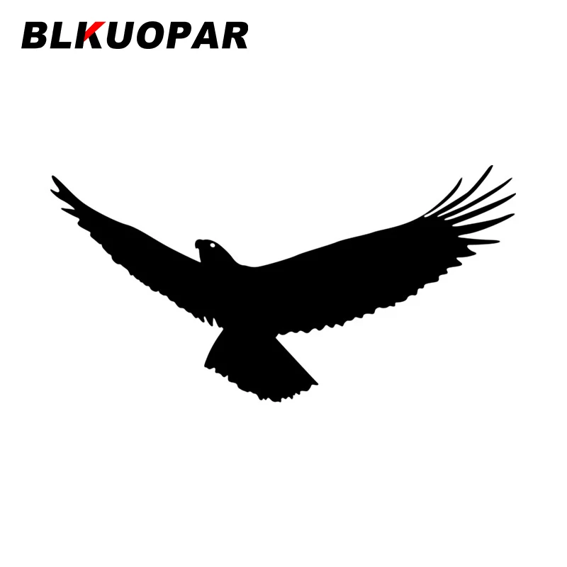 

BLKUOPAR Anti-collision Black Bird Car Stickers JDM Anime Decal Waterproof Laptop Refrigerator Decoration Car Door Protector