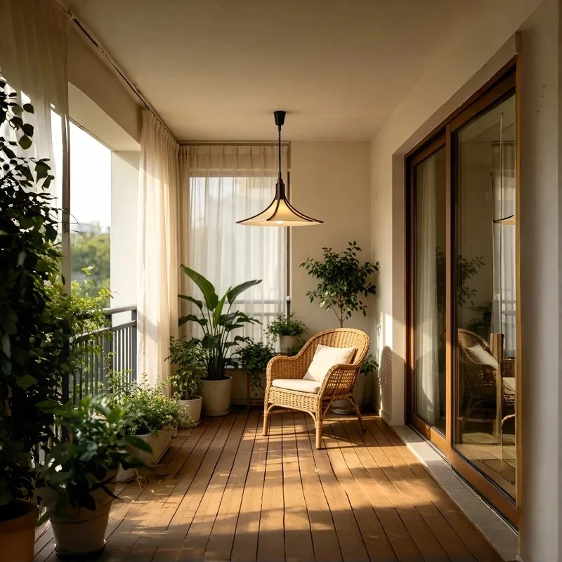 Retro Wabi Sabi Wood Pendant Lamp Linen Shade Nordic Fabric LED Hanging Lamp Dining Room Hallway Bedroom Decor Pendant Light