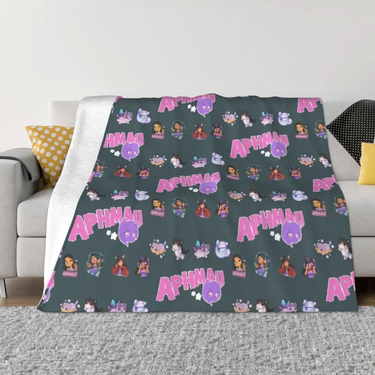 

aphmau pack9766 Throw Blanket heavy to sleep bed plaid Blankets