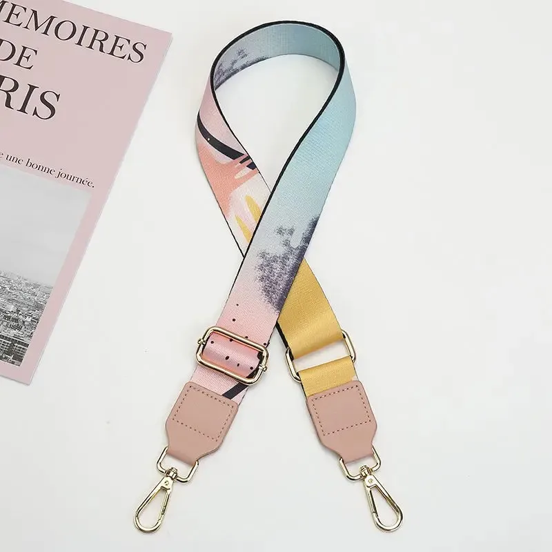 Taschenband-Haltegurt, neue farbige Riemen für Damen, für Umhängetaschen, Messenger, modischer, abnehmbarer, verstellbarer Schultertaschengurt – Detail 2