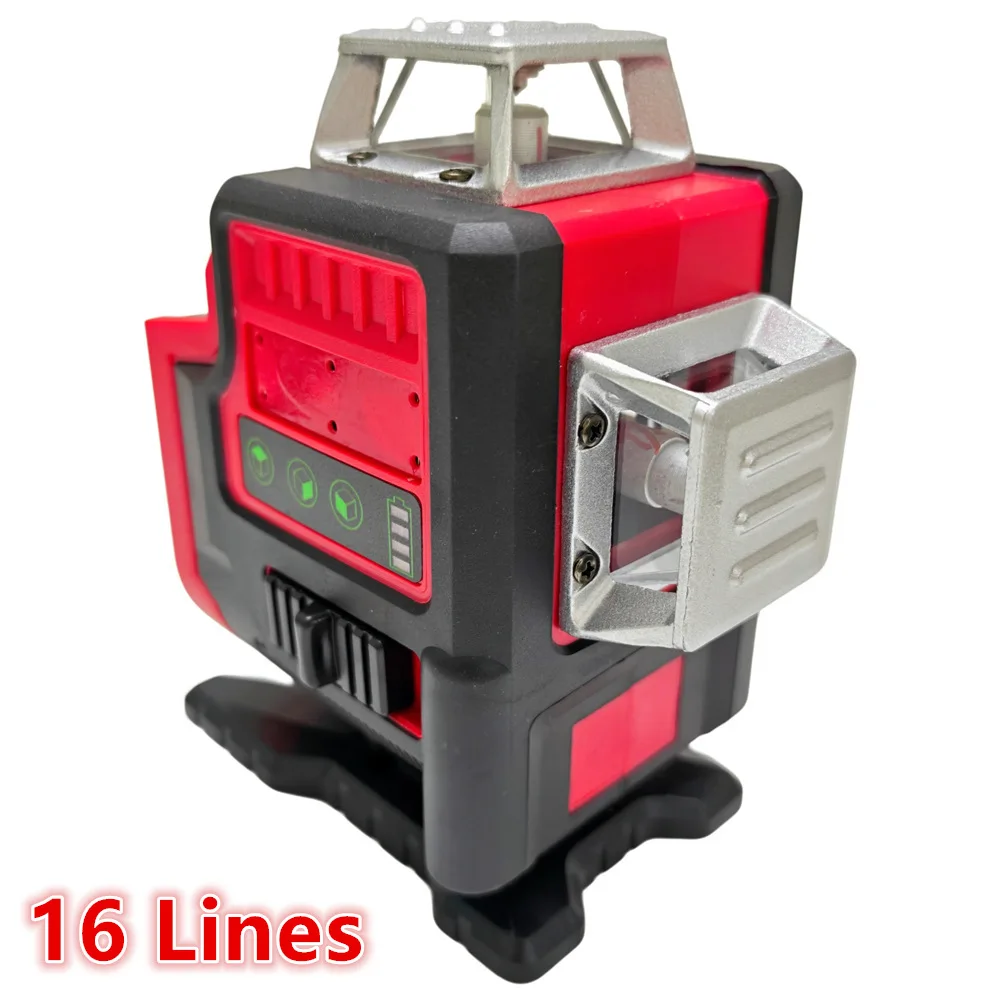 For Milwaukee 18V Battery 16 Lines Laser Level 3D Horizontal & Vertical Green Beam Light Multi-Line Lasers Meter Power Tools