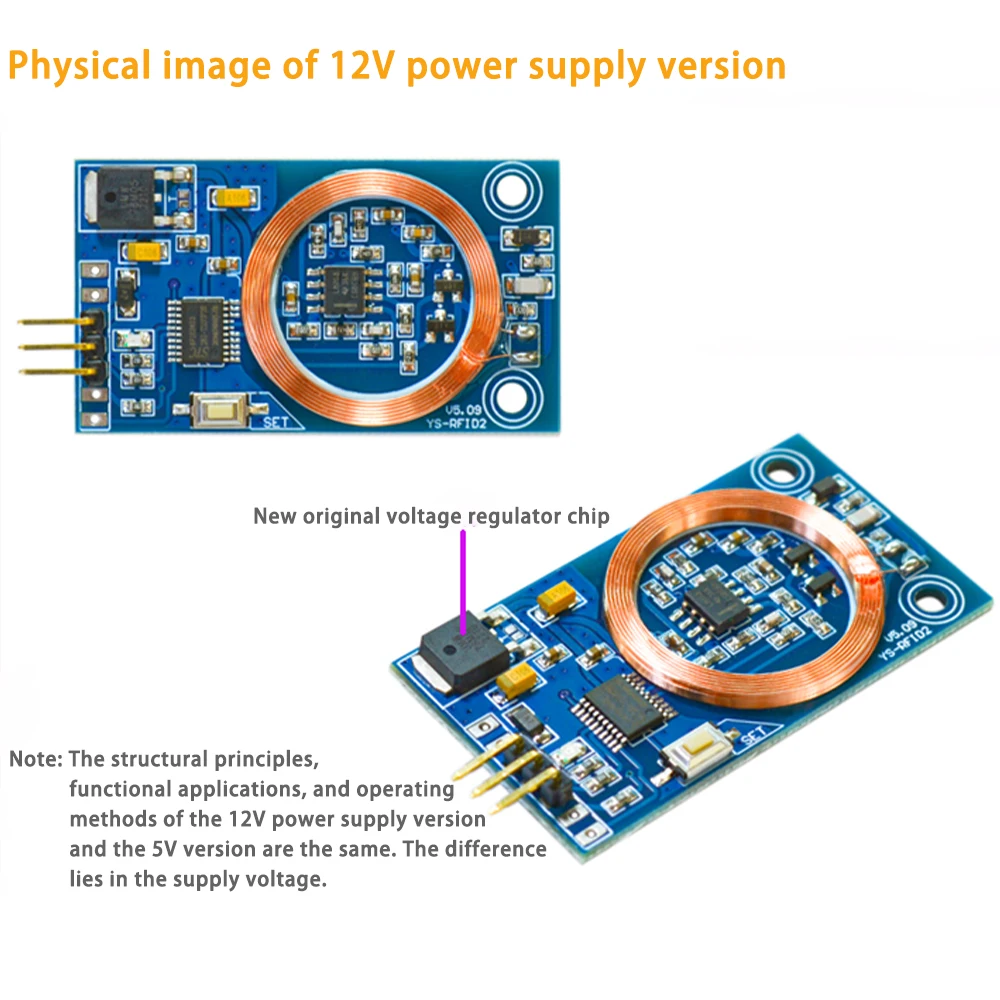 Id Card Learning Module Rfid Lezer Io Poort 125K Rf Microcontroller Gecontroleerde Toegangscontrole Kaart Vegen Modificatie Rfid 2