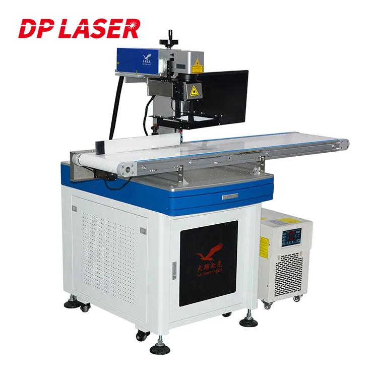 Camera CCD Visual Positioning Automatic  Vision System Fiber Laser Marking Machine Price