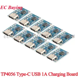 10Pcs/1pc TYPE-C USB 5V 1A 18650 TP4056 Lithium Battery Charger Module Charging Board DC 4.2V 4.5V-5.5V Input Voltage HW-387