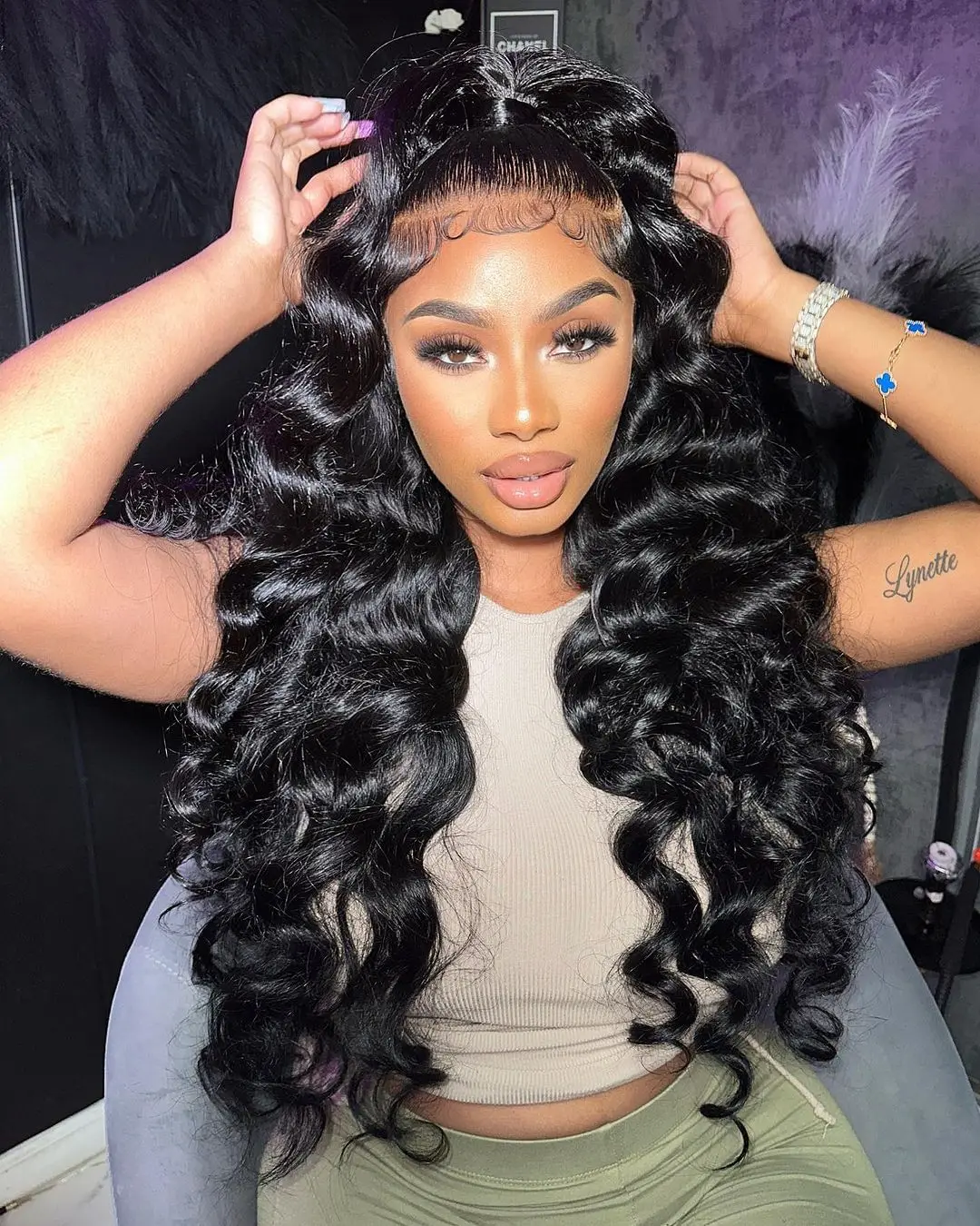 32 pulgadas suelta onda profunda 13x4 360 HD frente de encaje 100% peluca de cabello humano brasileño 200 densidad onda profunda rizado 5x5 pelucas con cierre de encaje