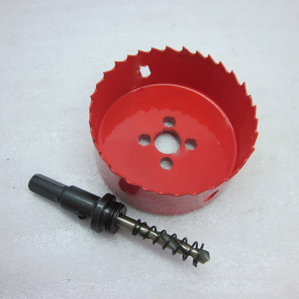 60mm Hole Drill Bit Alloy Stable Hole Puncher for Plank Plywood Plasterboard Thin Iron Sheet Wood Drill Cutter Tool