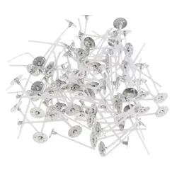 200 Pieces Pre-ed Candle Wicks Core Pre-Tabbed For Candle Making Craft DIY Decorative Scented Tealight Candle 2.5/3/3.5cm