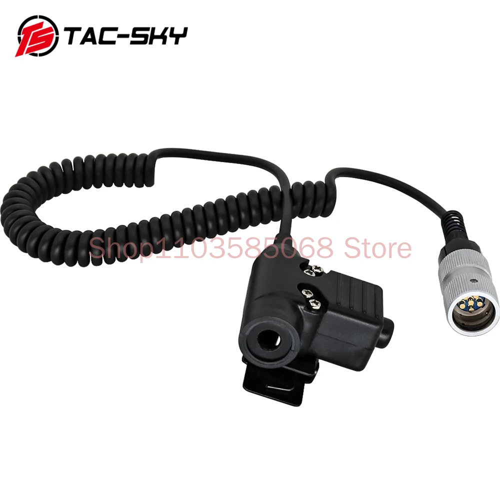 

TAC-SKY New Spring Wire U94 6-pin PTT for AN/PRC-152 AN/PRC-148 Radio