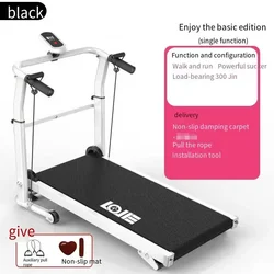 Home Gym Equipment Fitness Folding Mini Manual Non-electric Mechanical Treadmill For Running