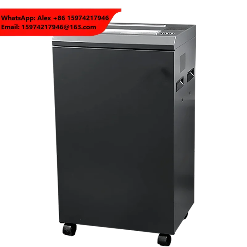 22Sheets Auto Feed Paper Shredder: 80L P5 Heavy Duty Commercial Industrial Document Destroyer Micro Cut Machine Home Office