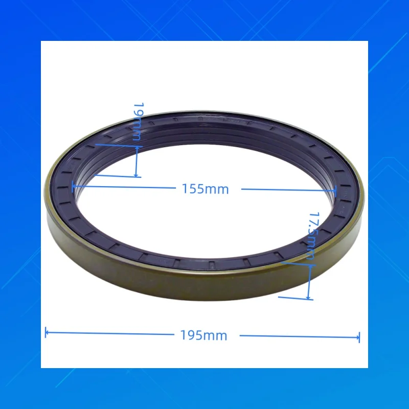 

OEM:Corteco 12014852B.Размер: 155x190x17.5/19 мм, высококачественные сальники DMHUINBRтрактора, применима к Corteco 12014852B,