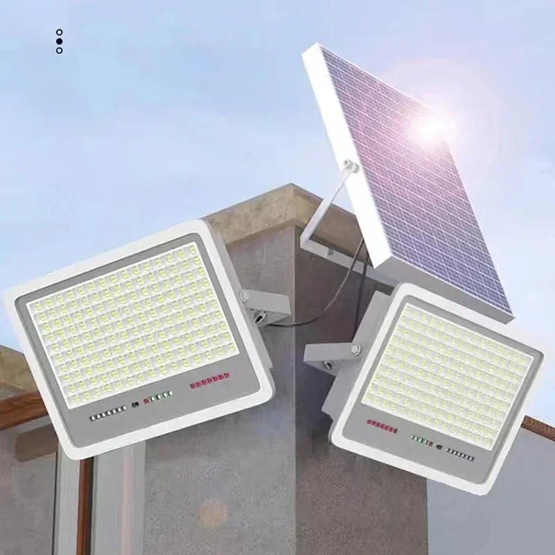 Imagem -02 - Lâmpada Solar para Pátio Exterior Iluminação de Rua de Indução Projector Impermeável Ultra Brilho Alta Potência 96 Led 140 Led 216 Led