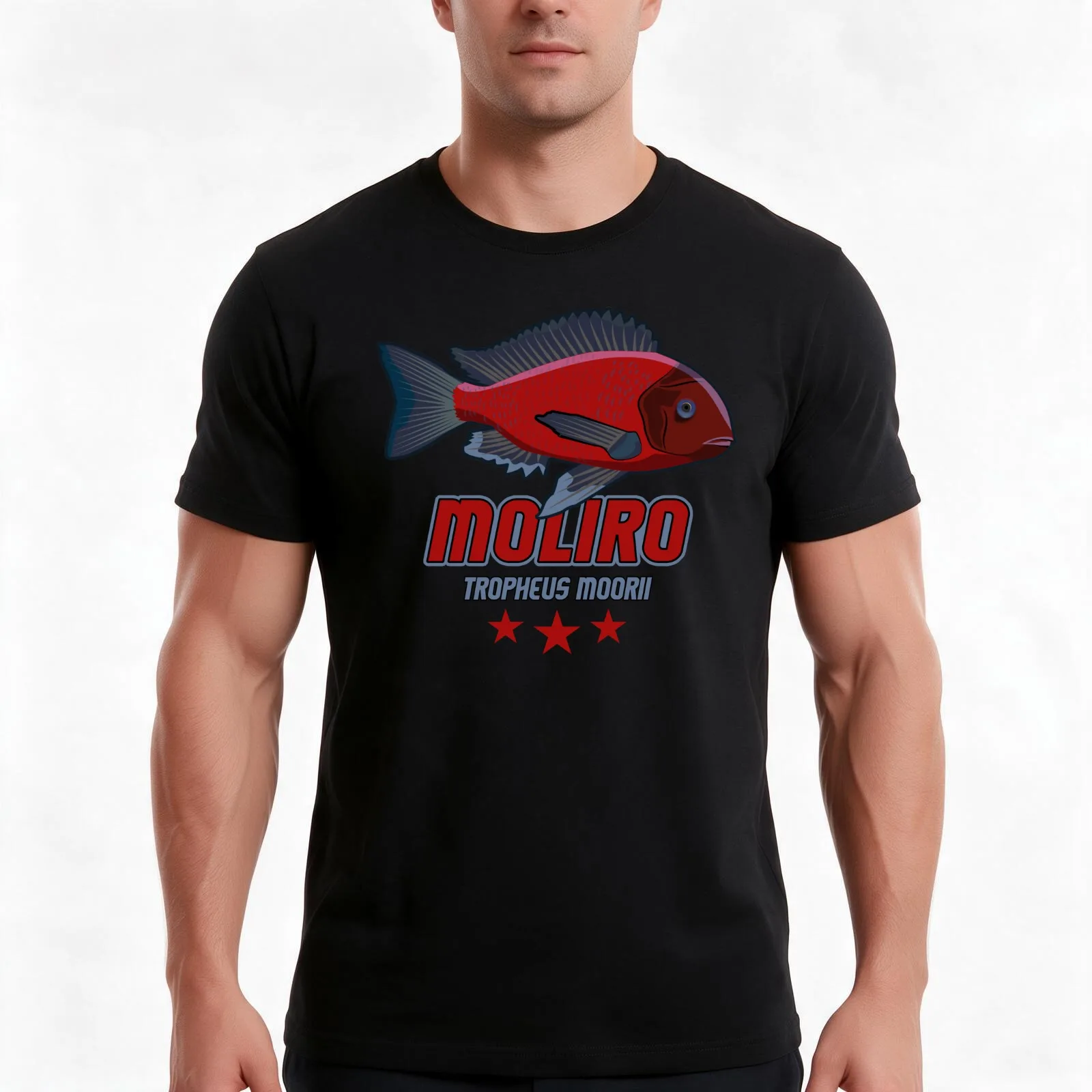 Tropheus Moorii Moori Moliro Tanganyika Cichlid Aquarist T-Shirt Summer Casual Cotton Tee Oversized Streetwear Tops