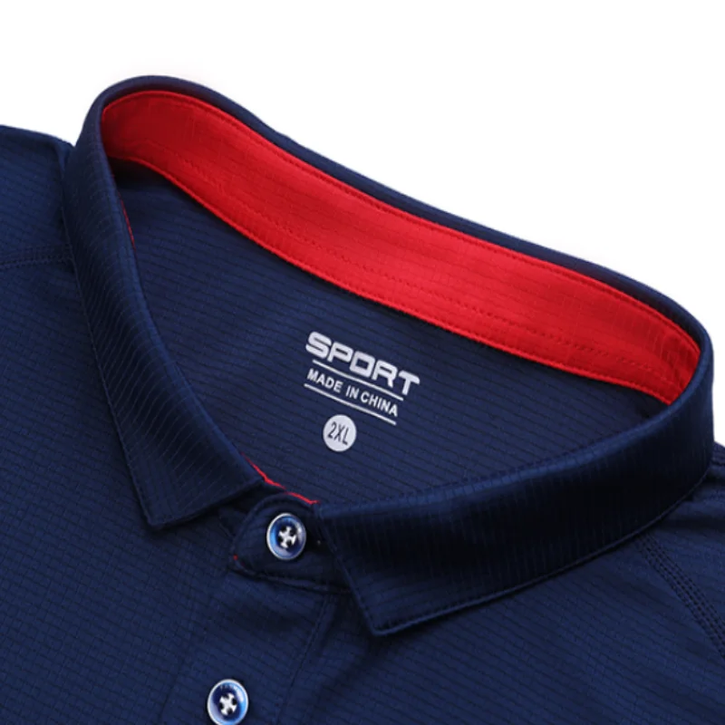 Lightweight and cool T-shirt shirt polo shirt quick drying short sleeved custom logo summer workwear for men and women view 3