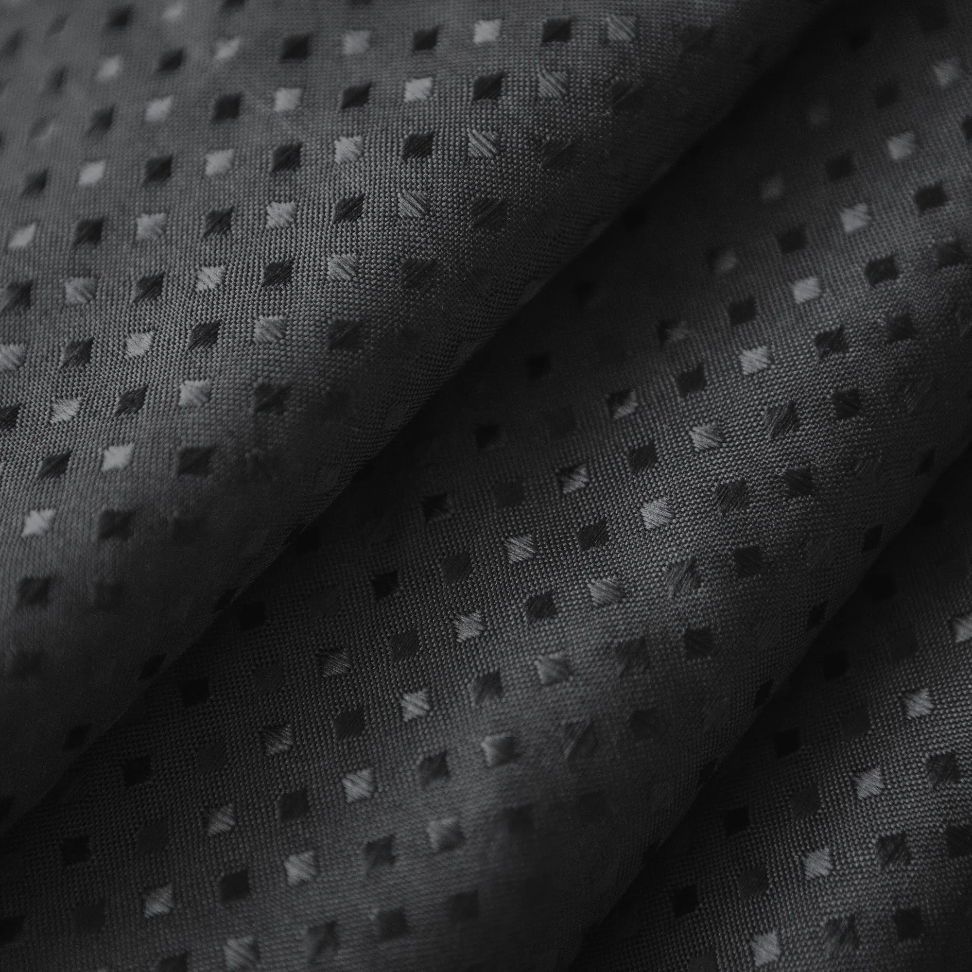 Легко повесить тканевую занавеску для душа со встроенными кольцами, 70 x 74 дюйма, черную