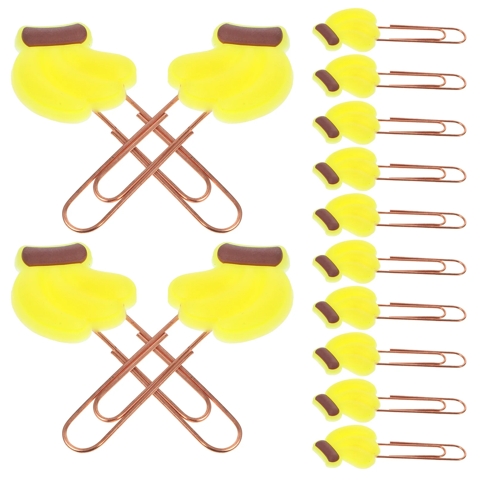 20 قطعة الإشارات المرجعية الفاكهة مقاطع الورق المعدنية لطيف الكرتون علامات الصفحة لمكتب دراسة مجلة وثيقة كليب غرفة القرطاسية