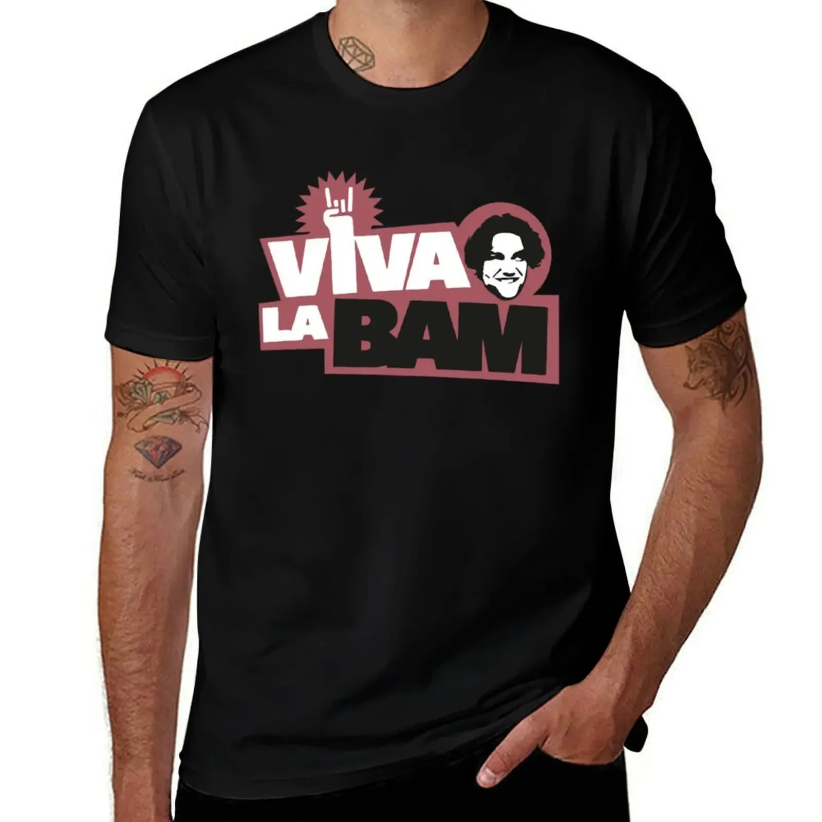 

Bam Margera Licensed T-Shirt oversized Aesthetic clothing tshirts for men