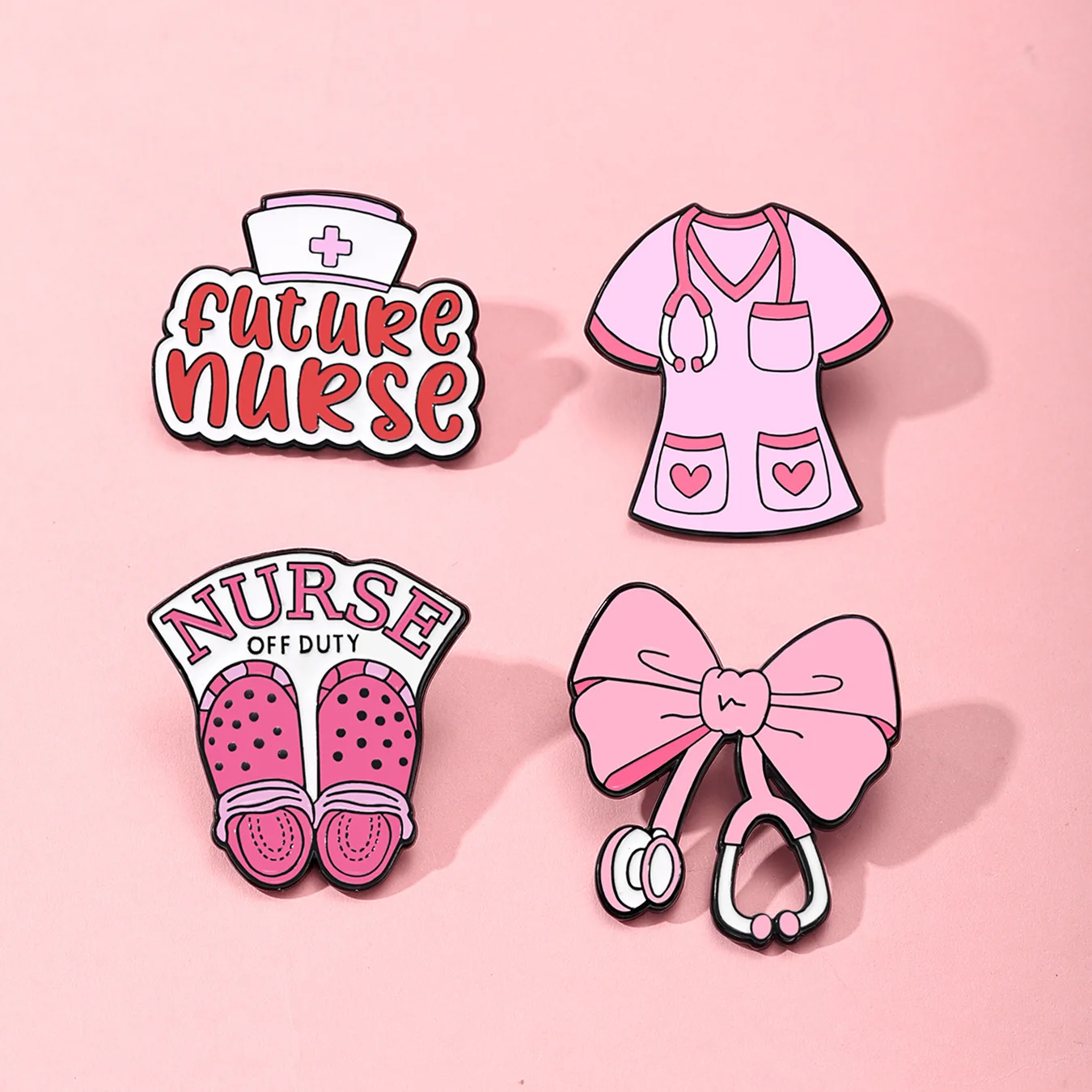 

Medical Nurse Doctor Stethoscope Brooch Lapel Pin Metal Fashion Clothing Badge Cute Jewelry Gift for Kids Friends Medical Theme