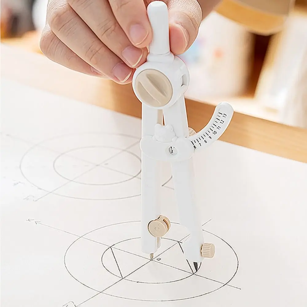 Plastic Digitale Ronde Gauge Multifunctionele Schoolbenodigdheden Geschaalde Cirkelvormige Meter Morandi Opstellen Wiskunde Geometrie Tools