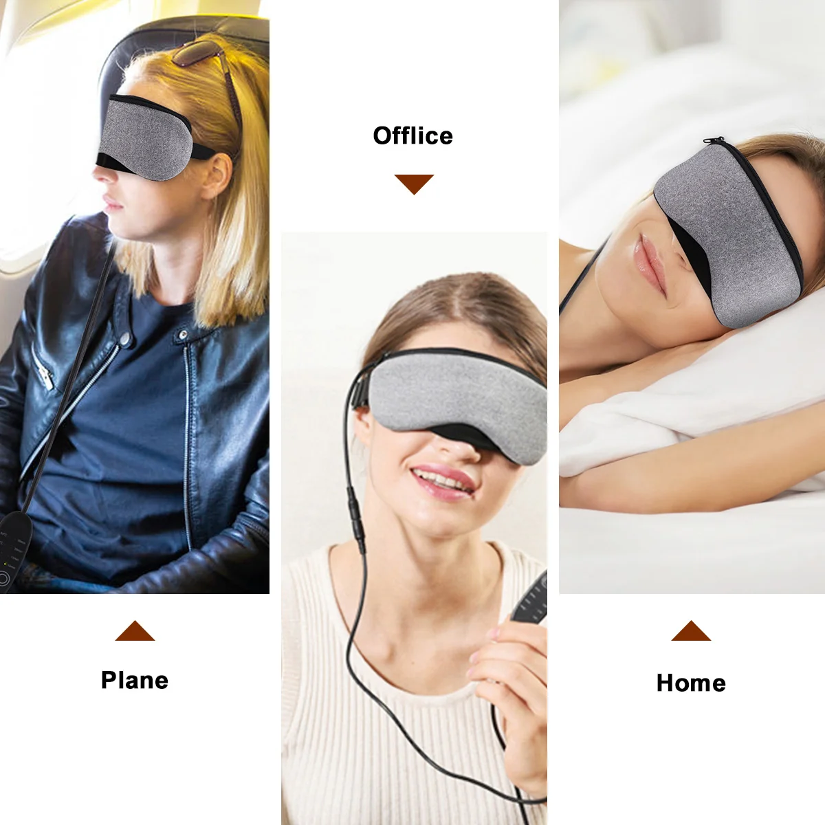 Stoom USB Verwarming Oogmasker Dutje Slaapschild Druppels Sleeper Canvas Slapen Beschermend