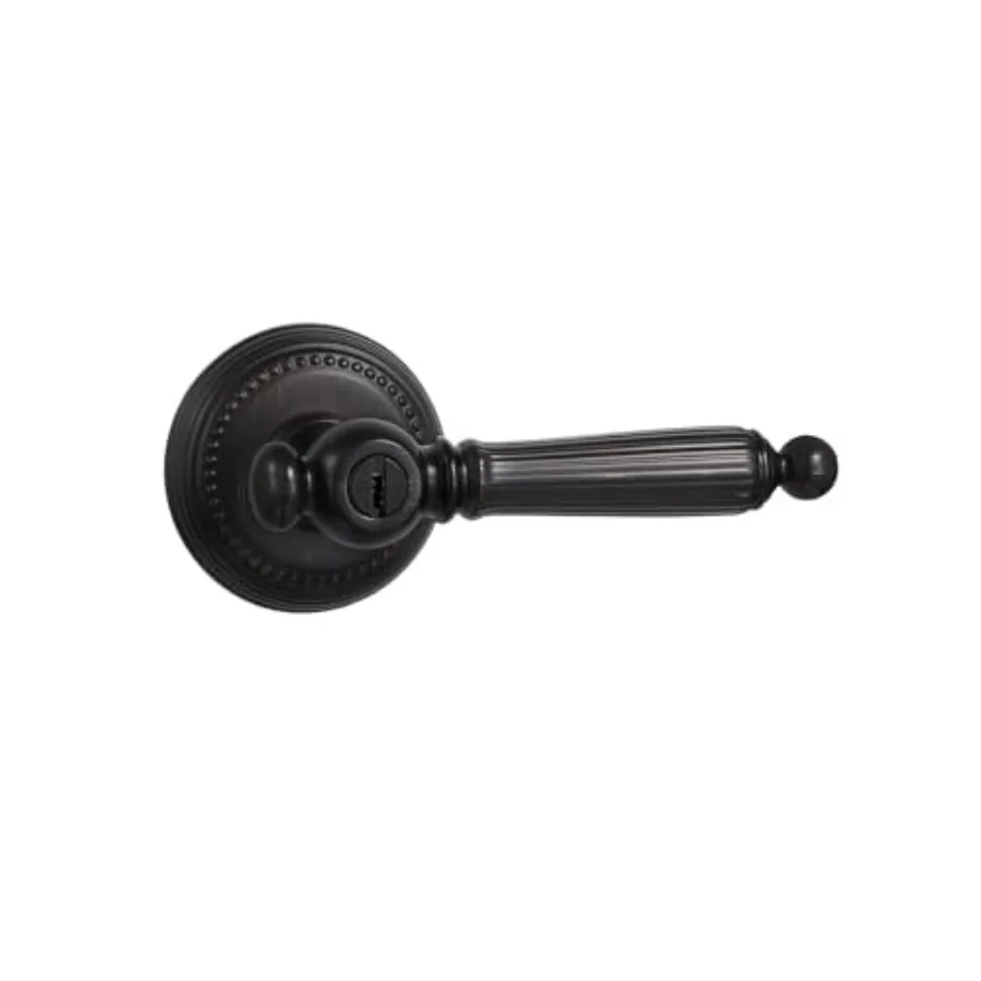 

Pack Door Lever with and Key Door Handle Door Lever Bedroom and Bathroom Zinc Alloy