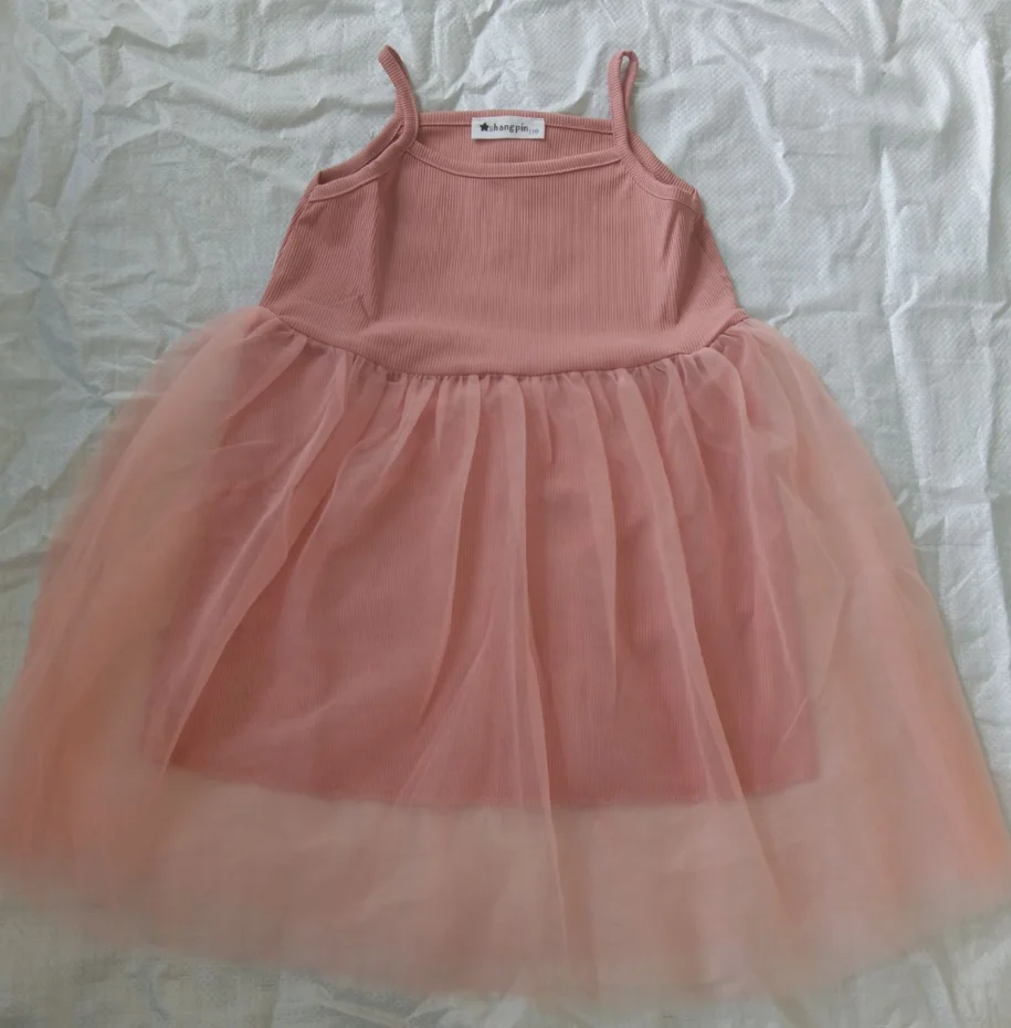 Summer Cute Baby Girls Princess Dress Kids Sleeveless Tulle Clothes Children Birthday Party Vestido Kids Easter Tutu Costume