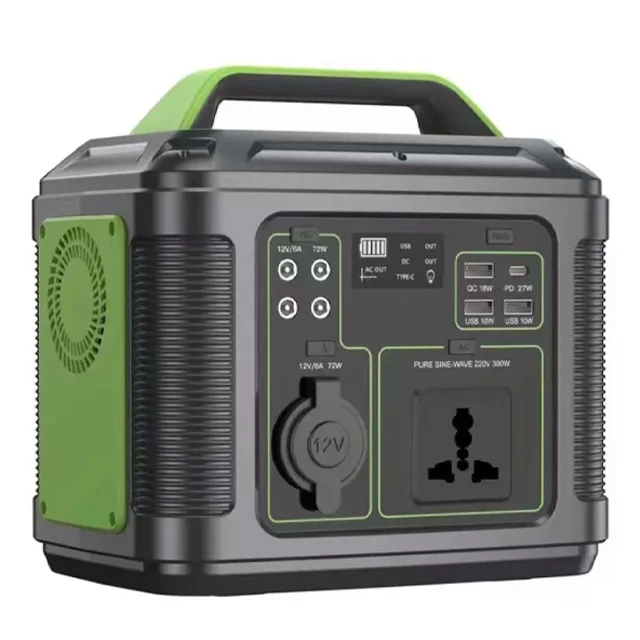 

300W Portable Power Station Energy Innovation Trend Generator Silent MPPT Controller Emergency Lithium Battery