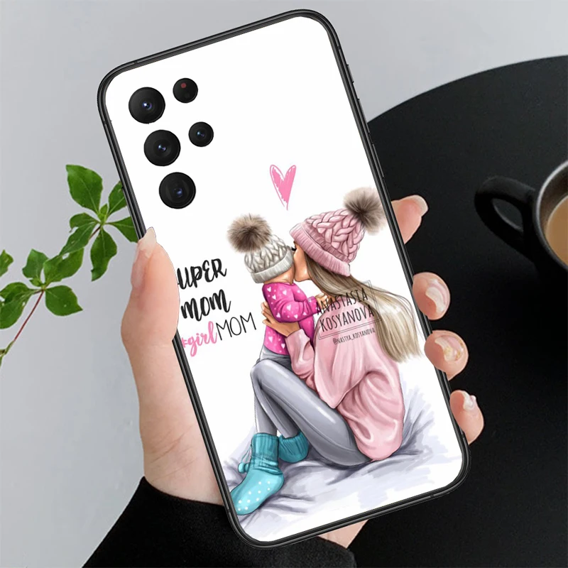 

Super Mom Mother Daughter Phone Case For Samsung Galaxy A35 A55 A54 A15 A25 A05s A05 A22 A24 A52 A33 A34 M34 M14 M54 M23