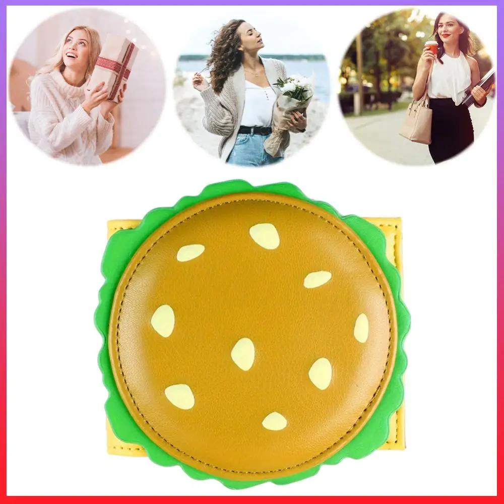 

Кошелек-бумажник в форме бургера с RFID-защитой, из искусственной кожи, для женщин и девушек