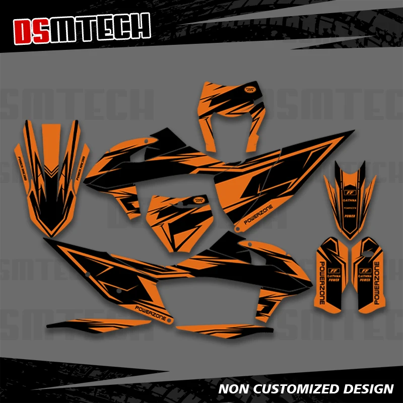 

DSMTECH для KTM SX SXF XC XCF 250 300 350 450 2019 2020 2021 2022 EXC EXCF XCW 2020 2021 2022 2023 Графические наклейки Наклейки 012