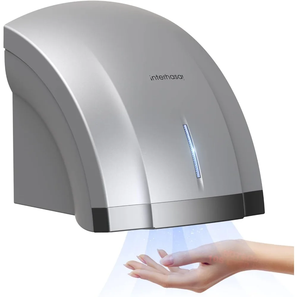 Commercial Hand Dryer, Automatic Electric Hand Dryer 1800W High Speed Hand Air Dryer for Commercial and Household