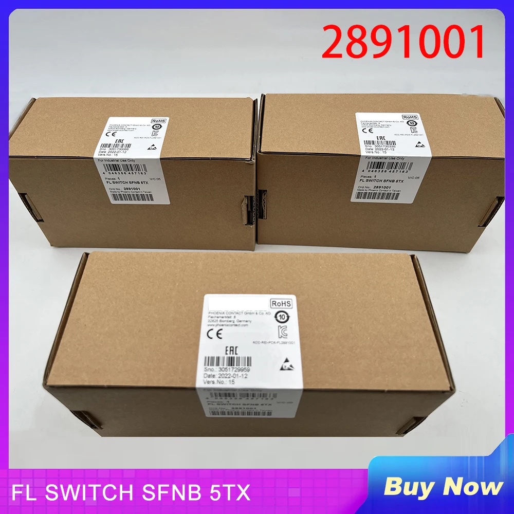 

2891001 For Phoenix Industrial Ethernet Switch - FL SWITCH SFNB 5TX