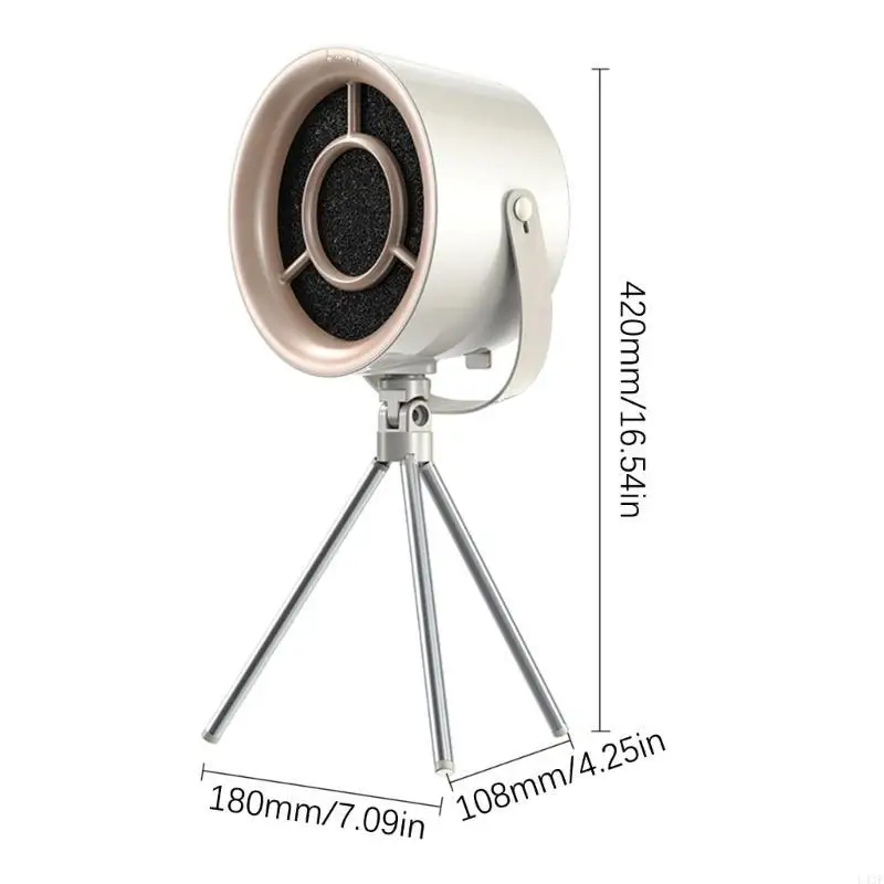 L43F Compact Mini Hood Rechargeable Extractor Hood Hot Pot Extractor Indoor BBQ Hood Plastic Material for Room Cooking