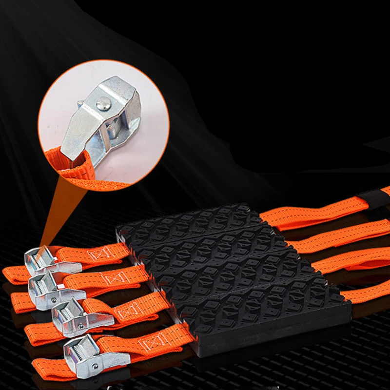 Mud Sand Snow Tire Ladder Off-Road Vehicle Emergency Tracks Chain Non-Slip Traction Mat Car Recovery Traction Boards