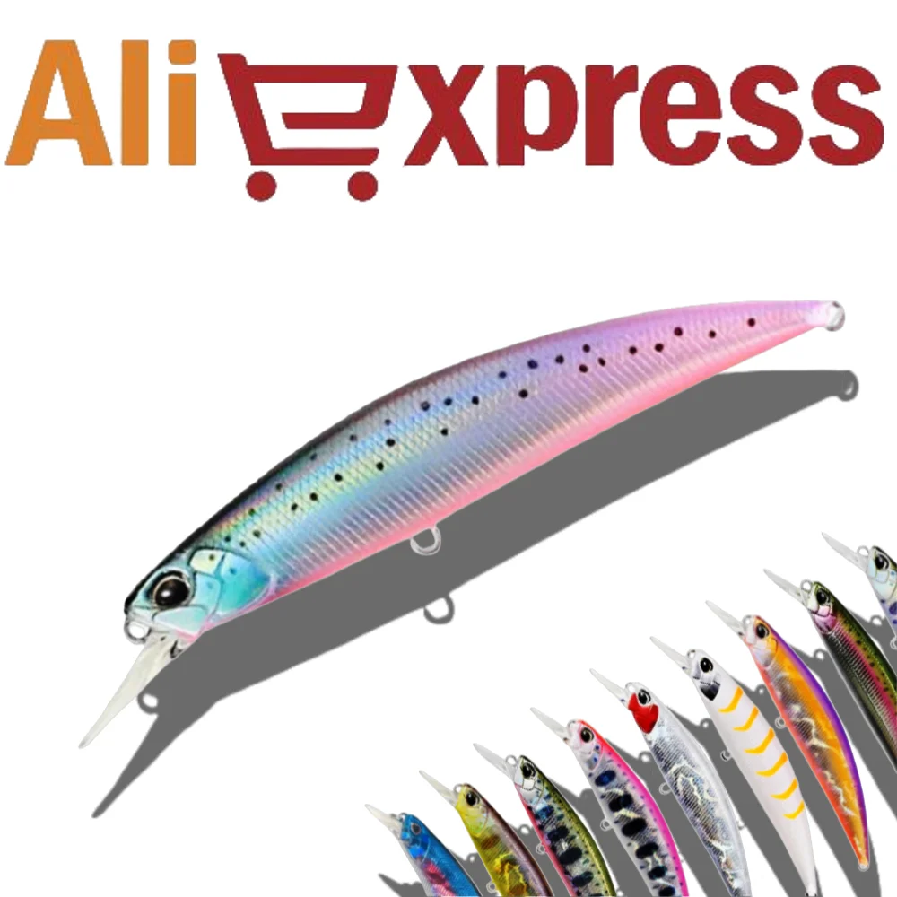 Тонущая рыболовная приманка Minnow Duo Spearhead Ryuki 110, джеркбейт, воблер, искусственная приманка для Bonito SeaBass Zander Pesca, аксессуары