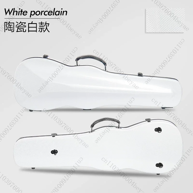 4/4 Violin Case Portable Carbon Fiber Violin Box Professional Lightweight String Instruments Double Shoulder Bag Violin Backpack